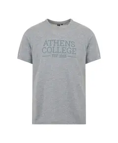 Unisex T-shirt με τύπωμα ATHENS COLLEGE, Μέγεθος: XXS